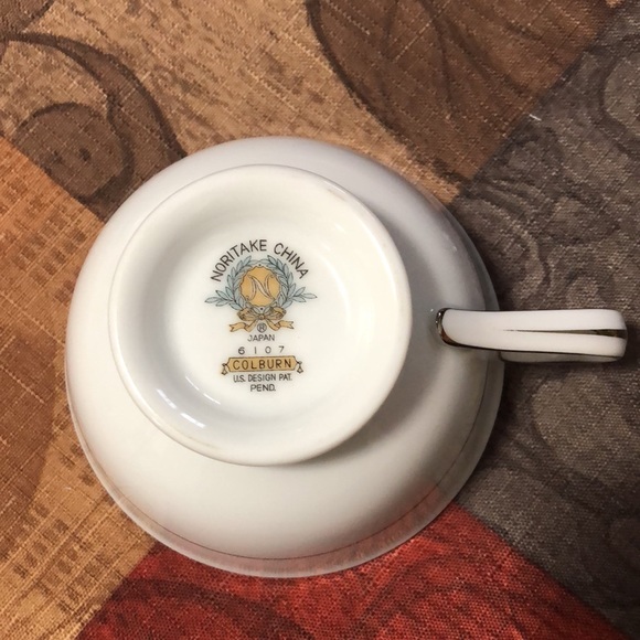 ✨EUC✨Vintage Noritake Fine Porcelain China✨Colburn Pattern✨One cup & one saucer. - Picture 7 of 7